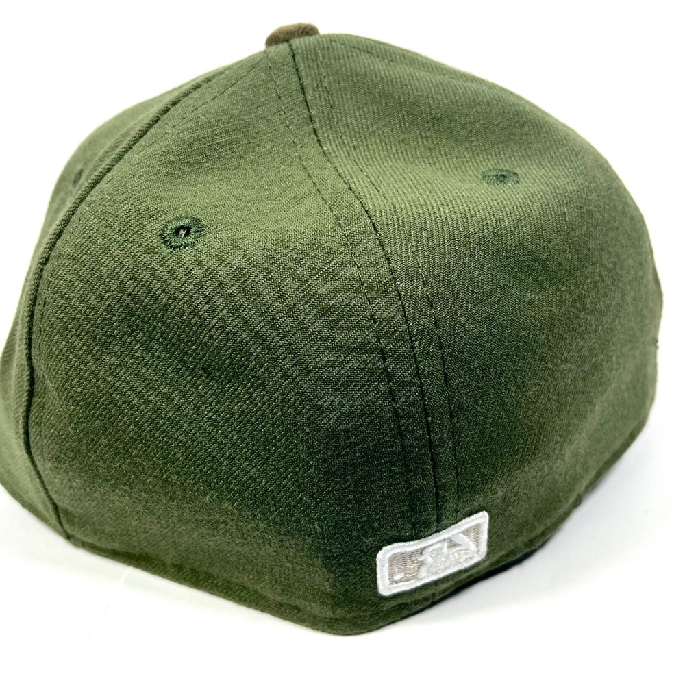 New Era Cincinnati Reds Alter 2 Low Profile 59FIFTY Fitted Hat Olive Brown 7 3/8 - Picture 6 of 11